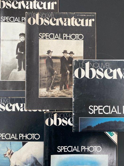5x Le Nouvel Observateur magazine - Le Nouvel Observateur, Audio, Tv en Foto, Fotocamera's Analoog
