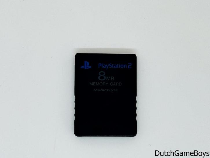 Playstation 2 / PS2 - Memory Card - 8 MB - Original - Black, Games en Spelcomputers, Spelcomputers | Sony PlayStation 2, Gebruikt