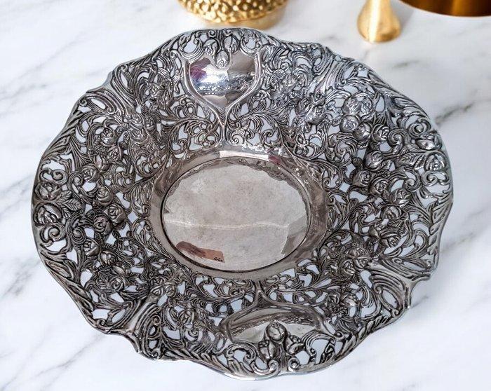 Plat de service - Plaqué(e) argent - Bol de style victorien, Antiek en Kunst, Curiosa en Brocante