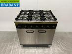RVS Buffalo Verrijdbaar 6 Pits Fornuis met oven Propaan, Ophalen of Verzenden, Nieuw in verpakking