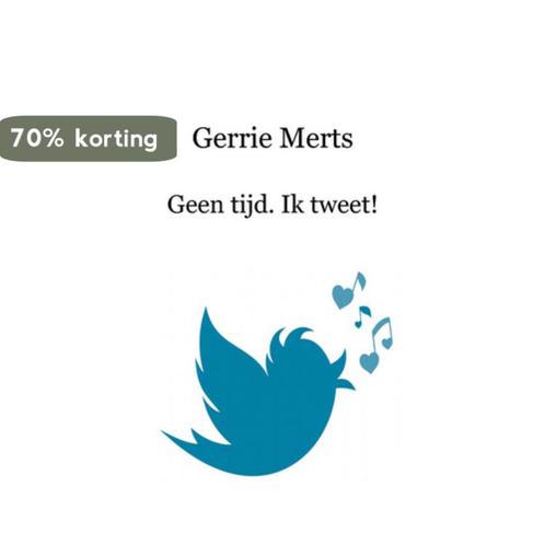 Geen tijd. Ik tweet! 9789461932266 Gerrie Merts, Boeken, Literatuur, Zo goed als nieuw, Verzenden