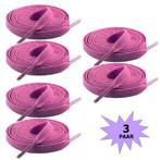 Fako Fashion - Schoenveters - Plat - 8mm - 120cm - 3 Paar -, Kleding | Heren, Schoenen, Verzenden, Nieuw