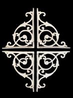 Decoratief ornament (4) - Europa - Set van 4 plankendragers