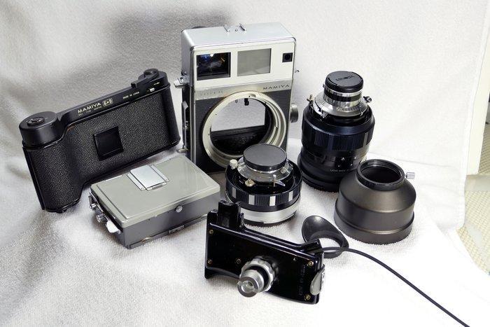 Mamiya Super 23 + Sekor 3,5/100mm + Sekor 5,6/50mm + Acc. |, Audio, Tv en Foto, Fotocamera's Analoog
