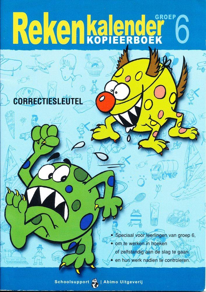 Rekenkalender Correctiesleutel Kopieerbloek groep 6, Boeken, Schoolboeken, Verzenden