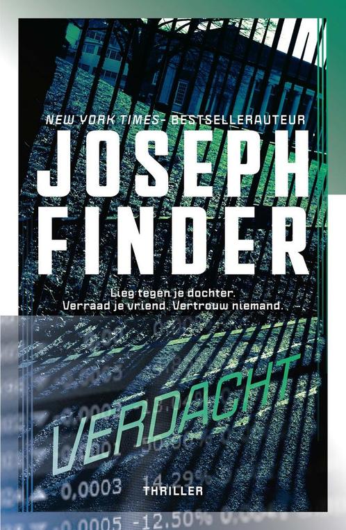 Verdacht 9789021046426 Joseph Finder, Boeken, Overige Boeken, Zo goed als nieuw, Verzenden