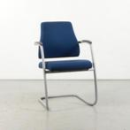 Vergaderstoel BMA Axia Visit - Blauw - Sledeframe, Ophalen of Verzenden, Gebruikt