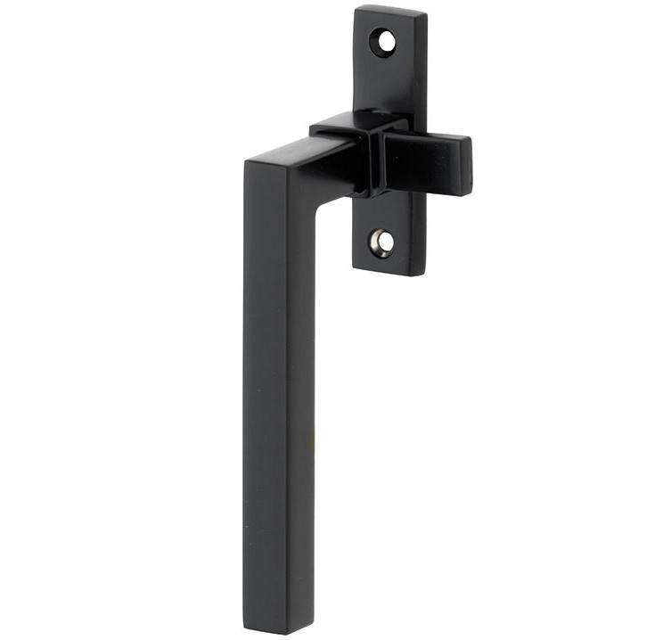 Raamboom Met sluitplaat links Kare mat zwart, Doe-het-zelf en Bouw, Hang- en Sluitwerk, Klink of Kruk, Nieuw, Overige materialen