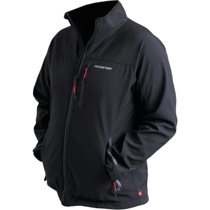 Rooster Soft Shell Jacket Zwart, Watersport en Boten, Watersportkleding, Nieuw, Ophalen of Verzenden