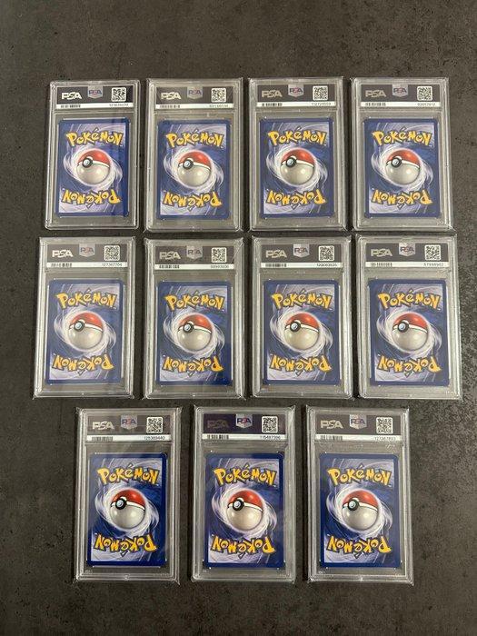 Pokémon - 11 Graded card - Pidgey, Poliwag, Gastly, Abra,, Hobby & Loisirs créatifs, Jeux de cartes à collectionner | Pokémon