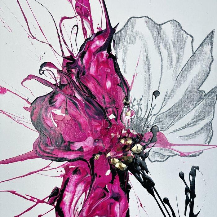 Santicri - From Chaos to Form, Flower, Antiek en Kunst, Kunst | Schilderijen | Modern