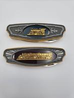 Franklin Mint – Lot de 2 couteaux pliants de collection –