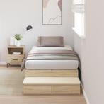 vidaXL Opbergbedframe Sonoma Eik 80x200 cm, Verzenden, Nieuw