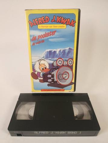 Alfred J Kwak: de Poolster & de Walvis VHS Kids, Ophalen of Verzenden