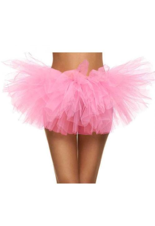 Korte Tutu Lichtroze Tule Rokje XS S M Roze Petticoat Rok Da, Kleding | Dames, Carnavalskleding en Feestkleding, Nieuw, Ophalen of Verzenden