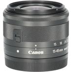 Canon EF-M 15-45mm f/3.5-6.3 IS STM - Zwart CM4692, Ophalen of Verzenden, Gebruikt, Overige typen, Zoom