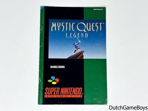 Super Nintendo / SNes - Mystic Quest Legend - HOL - Manual, Consoles de jeu & Jeux vidéo, Jeux | Nintendo NES, Envoi