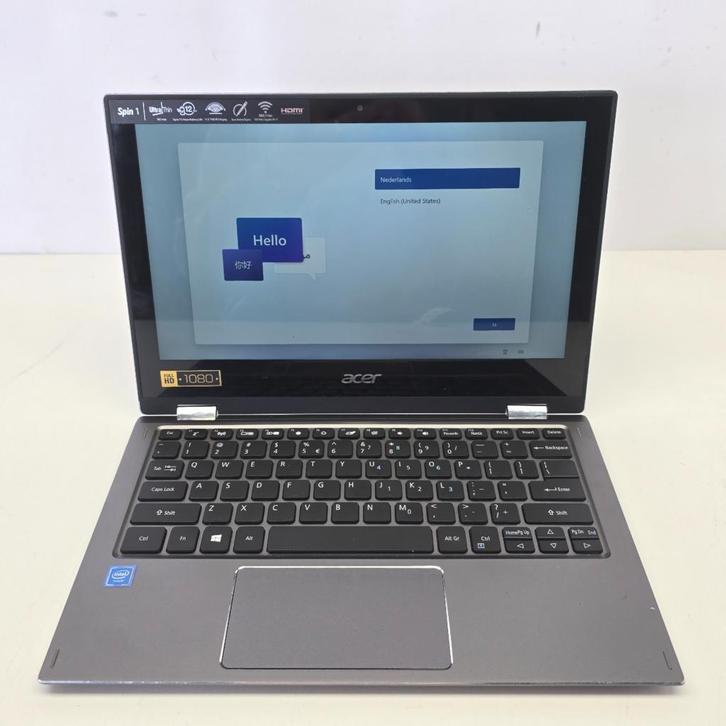 Acer Spin 1 SP111 34N 64GB Touchscreen Laptop Incl. Lader |, Computers en Software, Windows Laptops, Nieuw, Ophalen of Verzenden