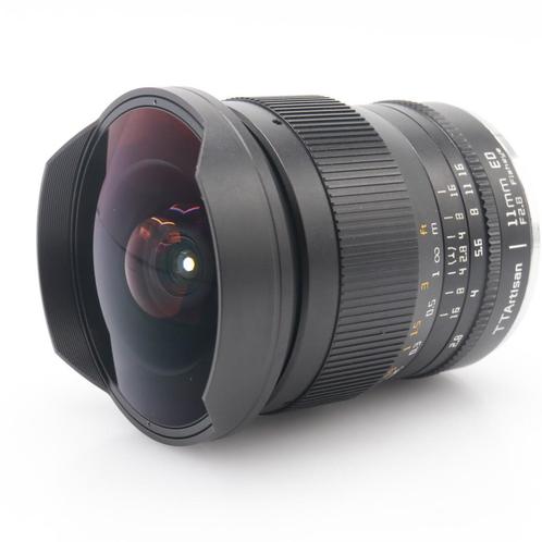 TTArtisan 11mm ED F/2.8 Fisheye Sony E | Tweedehands, Audio, Tv en Foto, Foto | Lenzen en Objectieven, Zo goed als nieuw, Verzenden