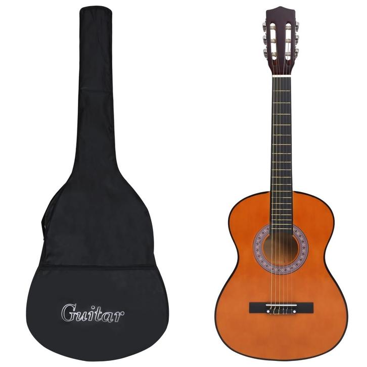 vidaXL Gitaar klassiek beginner met tas 3/4 36, Muziek en Instrumenten, Snaarinstrumenten | Gitaren | Akoestisch, Nieuw, Verzenden
