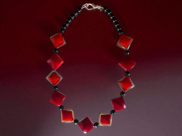 Murano-glas - Halsketting - Murano-glas ketting, Antiek en Kunst, Antiek | Glaswerk en Kristal