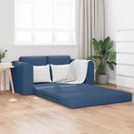 vidaXL Ligbed Sofa 2-in-1 Blauw 148x71x83 cm Stof, Huis en Inrichting, Zetels | Zetels, Verzenden, Nieuw