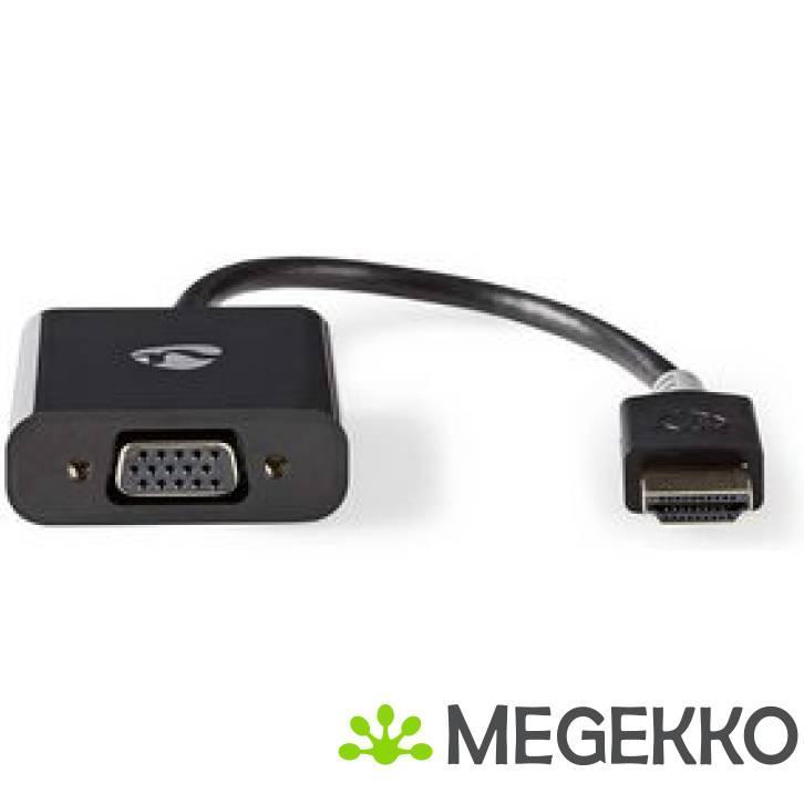HDMI - VGA-kabel | HDMI-connector - VGA female + 3,5 mm, Computers en Software, Overige Computers en Software, Nieuw, Verzenden