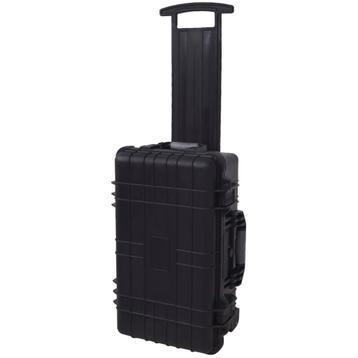 vidaXL Hardcase transportkoffer met wielen en schuimen