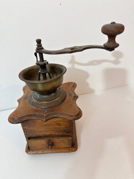 Koffiemolen - Smeedijzer, Eik - Moinho Café, Antiek en Kunst, Curiosa en Brocante