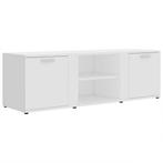 Retro TV-kast 120cm Wit | OP = OP | 40% Korting (tv-meubel), Huis en Inrichting, Verzenden, Nieuw, Minder dan 150 cm, Minder dan 100 cm