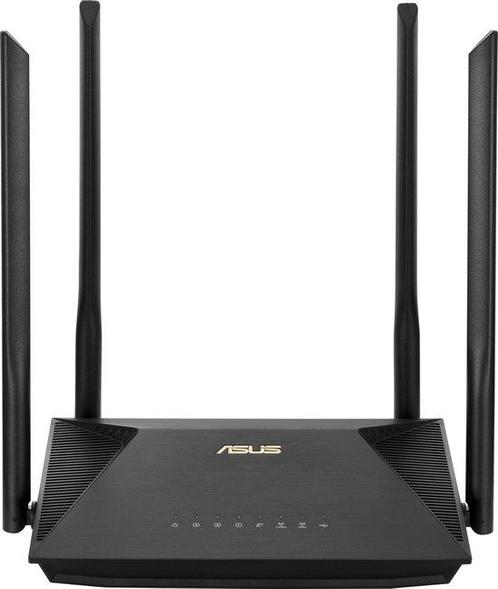Draadloze Router - WiFi 6 - AX - Zwart ASUS RT-AX53U, Computers en Software, WiFi-versterkers, Nieuw, Verzenden