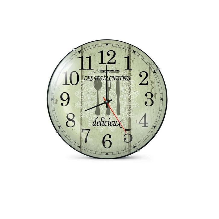 Esperanza Paris klassieke wandklok EHC018P 30 cm, Huis en Inrichting, Woonaccessoires | Klokken, Nieuw, Ophalen of Verzenden