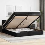 vidaXL Ottoman bed met matrassen en LEDs 200x200cm, Huis en Inrichting, Verzenden, Nieuw