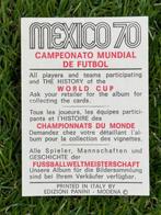 1970 Panini Mexico 70 - Perù: Angel Eloy Campos - Red/Black, Verzamelen, Nieuw
