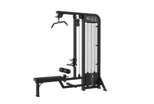 C57 | GYMFIT LAT PULLDOWN/ LOW ROW | CUSTOM-LINE | NIEUW, Sport en Fitness, Fitnessmaterialen, Overige typen, Ophalen of Verzenden