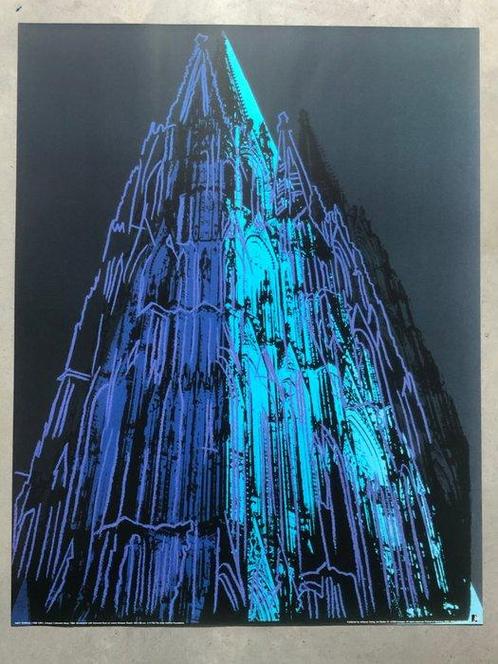 Andy Warhol, (after) - Cologne Cathedral (Blue) - Offset, Antiek en Kunst, Kunst | Designobjecten