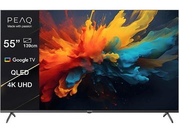 Peaq -  Ptv 55gqu-5024c 55 Qled Smart 4k - Zwart, Verzenden