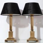 Herda - Tafellamp - Messing, Een Paar Kolom Tafellampen, Antiquités & Art