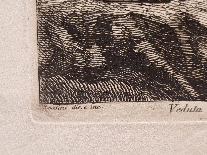 Italie - Roma; Luigi Rossini (1790–1857) - Tempio della, Boeken, Atlassen en Landkaarten