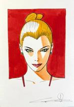 Candita, Giuseppe - 1 Original colour drawing - Diabolik -