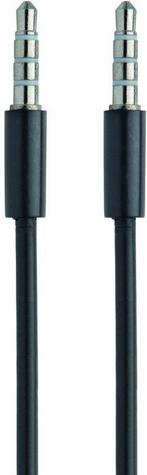 1 meter Jack Aux kabel kleur zwart voor iPhone, iPad, iPod,, Verzenden, Nieuw