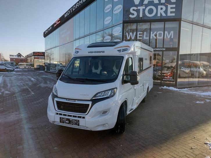 Weinsberg Edition Pepper slechts 26503 km en twinbed 36870, Caravans en Kamperen, Mobilhomes, Cassettetoilet, Handgeschakeld, Treinzit
