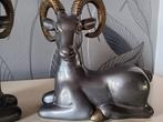 Boekensteunen (2) - Tin - Ram boekensteune, Antiek en Kunst, Curiosa en Brocante