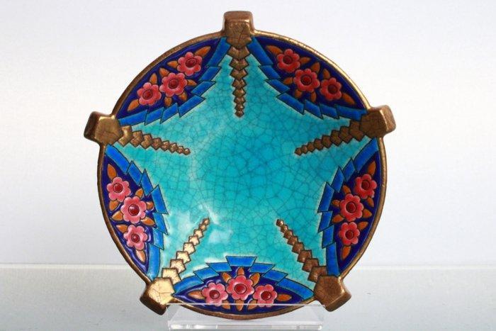 Vide-poche - Émaux de Longwy - Frankrijk, Antiek en Kunst, Antiek | Glaswerk en Kristal