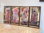 Alphonse Mucha (after) - Miroir mural (4)- Les Fleurs 55,5