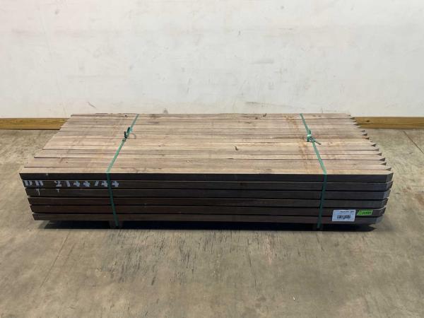 Veiling - 48x Azobé hardhouten paal fijnbezaagd gepunt 250x, Tuin en Terras, Palen, Balken en Planken