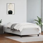 vidaXL Bedframe kunstleer wit 90x200 cm, Huis en Inrichting, Slaapkamer | Bedden, Verzenden, Nieuw
