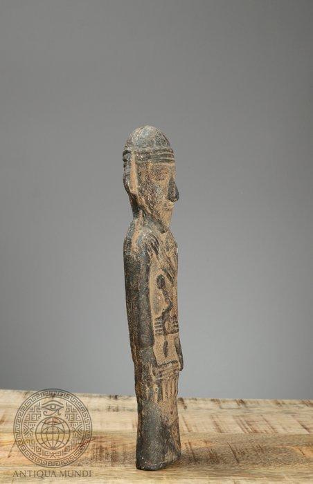 Oud-Aziatisch IJzer Replica van een krijgerfiguur naar, Antiquités & Art, Antiquités | Autres Antiquités