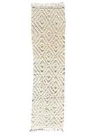 Tapis berbère marocain blanc pour coureur - Tapis - 370 cm -, Maison & Meubles