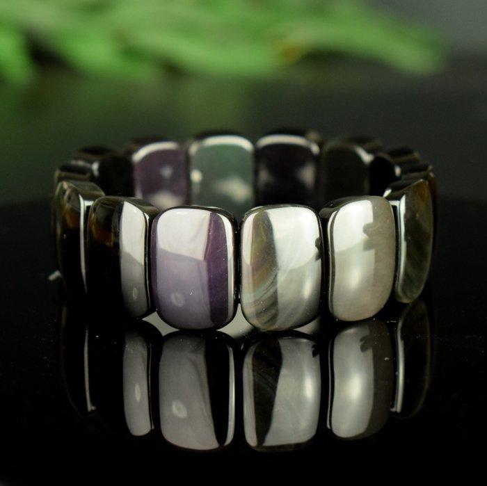 Pas de prix de réserve - Regenboog Obsidiaan - Hoogwaardige, Verzamelen, Mineralen en Fossielen